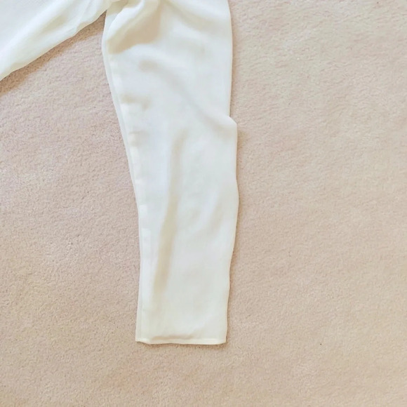 The Limited blouse White Ruffle collar top size small - Picture 15 of 16